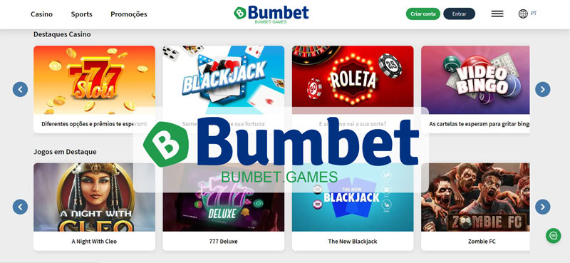 Apostar na Bumbet, no site ou no Bumbet App